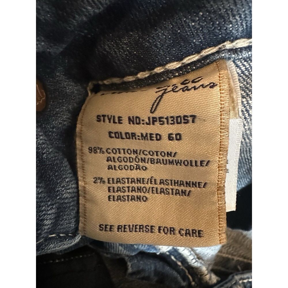 Miss Me Jeans Sz 29 Skinny Studded Rhinestone Belt‎ Low Rise Light Medium Wash - Picture 8 of 10